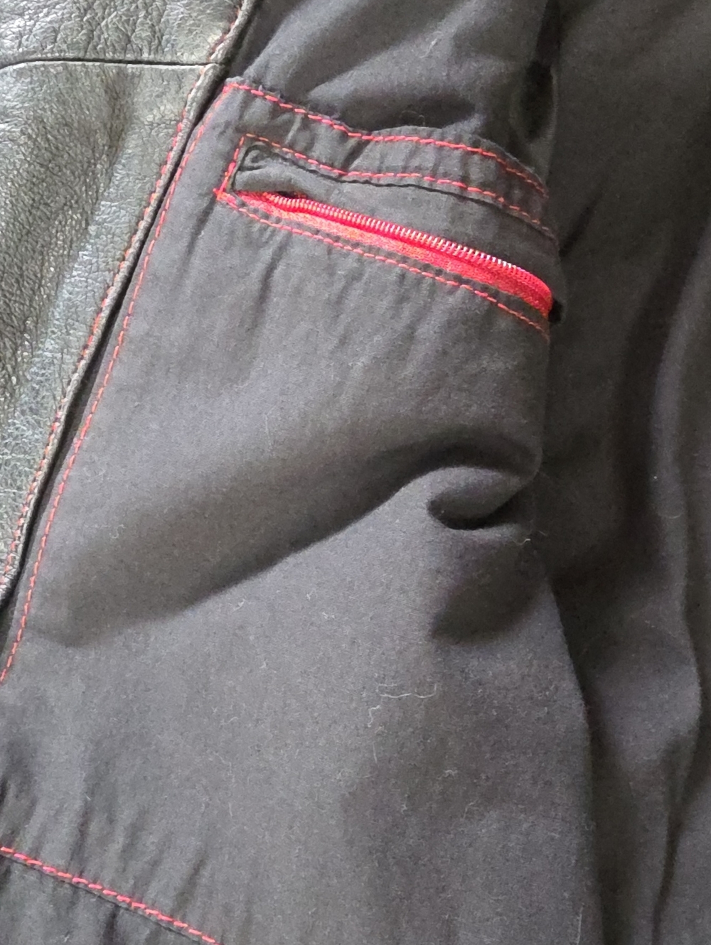 Danier Black Leather Moto Jacket with Zip Pockets - Picture 12 of 12